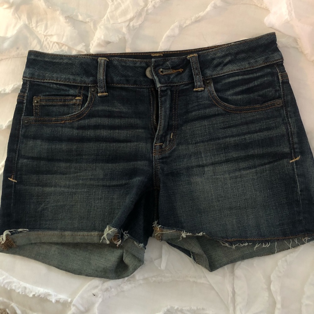 American eagle super stretch denim shorts